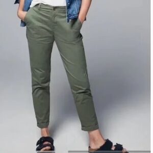 Gap Girlfriend Khaki Greenway Stylish Casual Pants